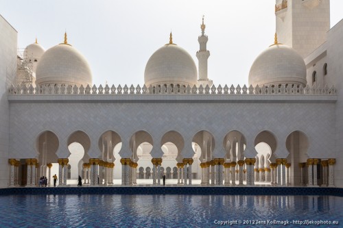 Sheikh Zayed Grand Mosque - View to Open Colonnade