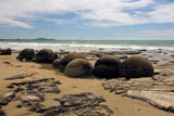 Moeraki Boulders, Otago, New Zealand photo calendar february 2009