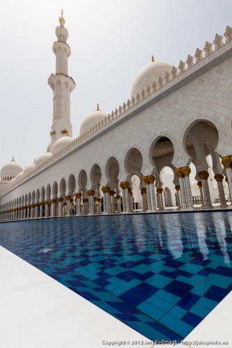 Sheikh Zayed Grand Mosque with Shallow Pool