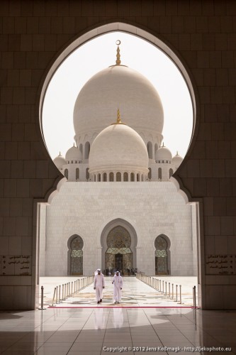 Sheikh Zayed Grand Mosque - View to Grand Prayer Hall