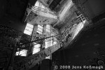 Bottling-Tower - Stairwell - B&W